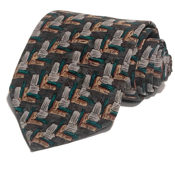 Jerry Garcia Silk Tie tree trunk collection seven - Picture 6 of 7
